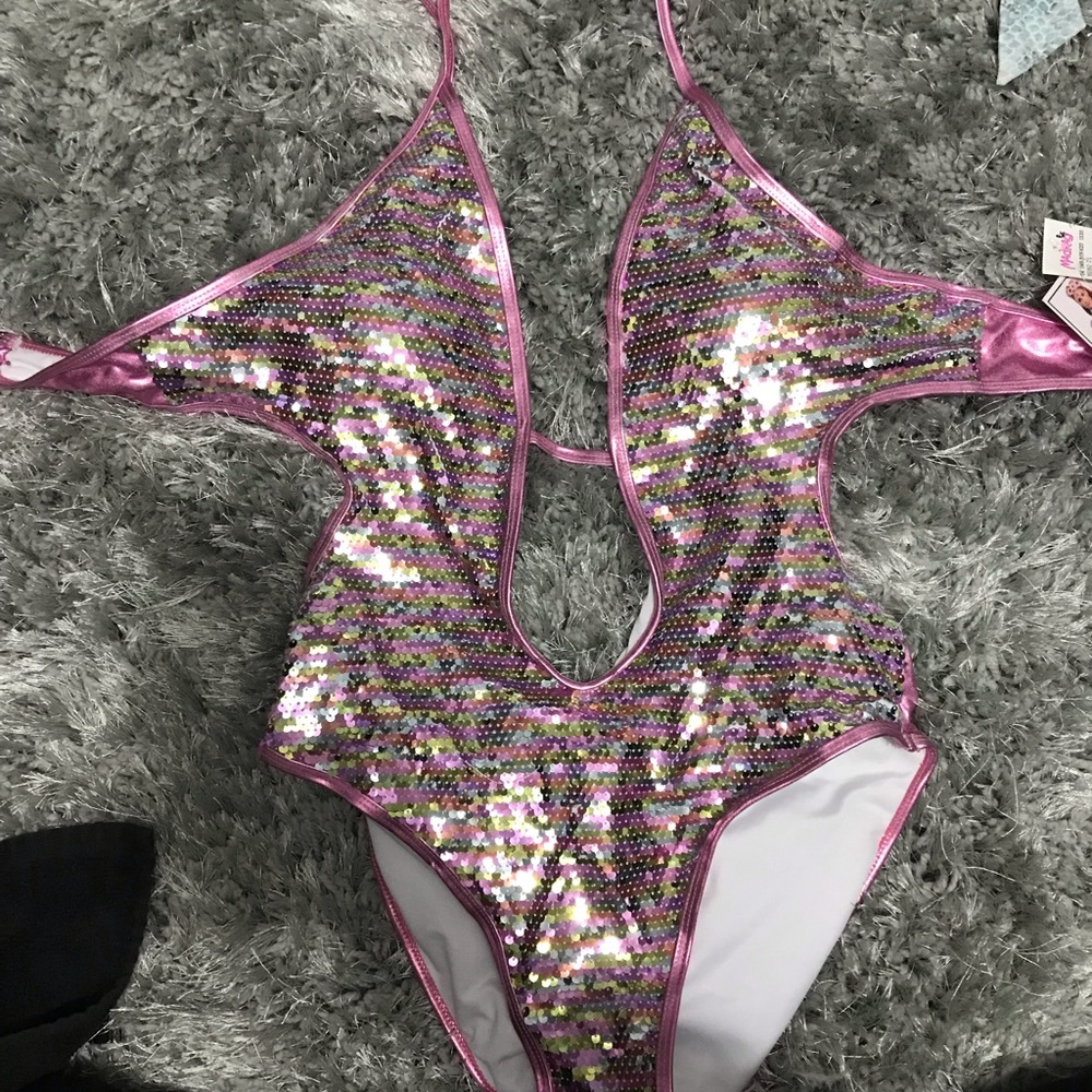 sequence one piece bathing suit